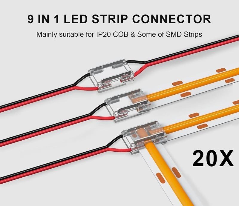 白光COB LED灯带连接器